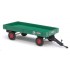 Miniature remorque agricole verte