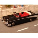 Miniature Chevrolet Bel Air cabriolet noire 1957
