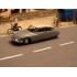 Miniature Citroen DS19 grise toit blanc 1955