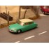 Miniature Citroen DS19 verte toit blanc 1955
