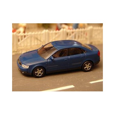 Miniature Audi A4 Limousine bleue