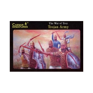 Figurines maquettes Armée troyenne, 1185 avant JC