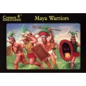 Figurines maquettes Guerriers Mayas, XVIème Siècle