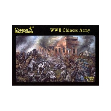 Figurines maquettes Infanterie chinoise, 2ème GM