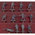 Figurines maquettes Fantassins Wehrmacht, 2ème GM