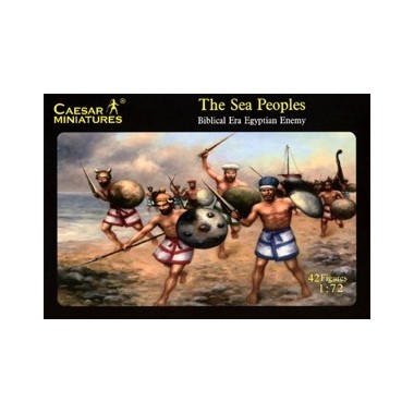 Figurines maquettes Guerriers des peuples de la mer, 1170 avant JC