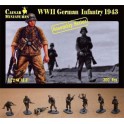 Figurines maquettes Panzergrenadiers SS, 2ème GM