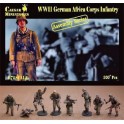 Figurines maquettes Infanterie Afrika Korps, 2ème GM