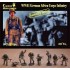 Figurines maquettes Infanterie Afrika Korps, 2ème GM