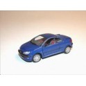 Miniature Peugeot 206 CC Fermée Bleue