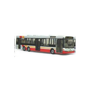 Miniature Scania Bus urbain rouge/blanc Miniature Scania Bus urbain rouge/blanc