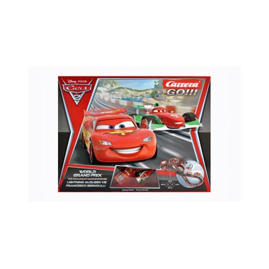 Coffret Circuit Carrera Go !!! Cars 2 - World Grand Prix 1/43
