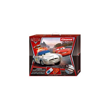 Coffret Circuit Carrera Go !!! Cars - London Race and Chase 1/43