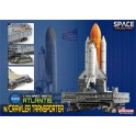 Miniature Space Shuttle Atlantis w/Crawler Transporter