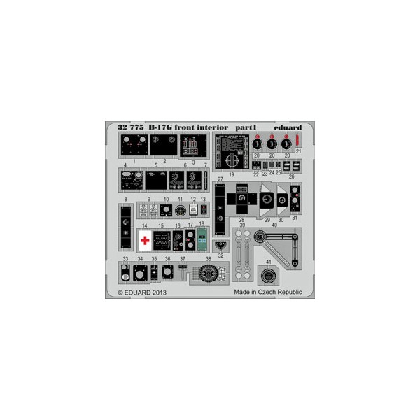 Eduard 32779 Photodecoupe B-17G radio compartment S. A. pour HK Models