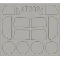 Masquage Simca 5 Staff Car pour Tamiya