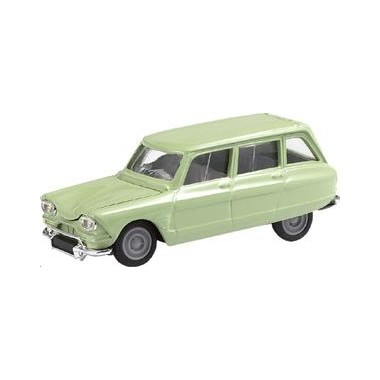 Norev - CITROEN AMI 6 BREAK 1969 bleu réf. 153524 Neuf NBO HO 1/87
