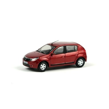 Miniature Renault Sandero rouge feu 2008