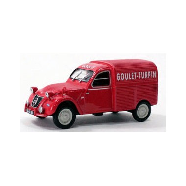 Miniature Citroën 2 CV AZU Publicitaire Goulet Turpin