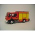 Miniature Renault Midlum Dble Cabine FPT Gimaex 3 Rideaux Jaune