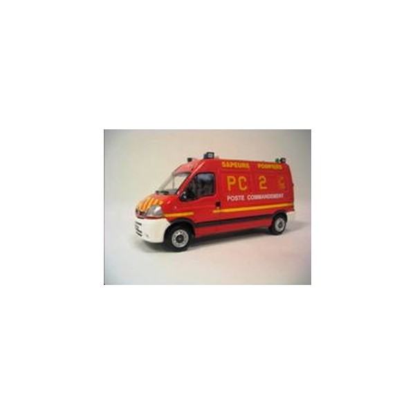Miniature Renault master pompier VLC 1/43 Eligor