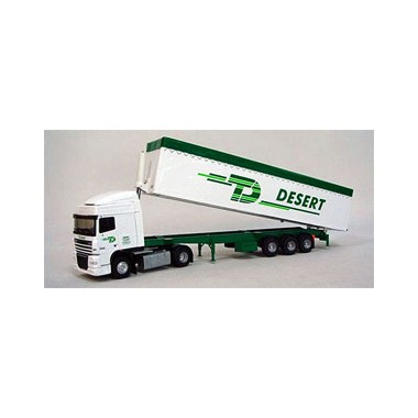 Miniature DAF XF105 Space Cab Benne Céréalière Transports Desert