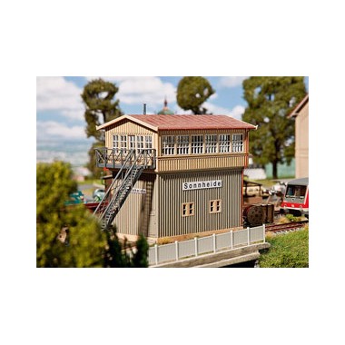 Maquette Poste d?aiguillage Sonnheide, Epoque 3
