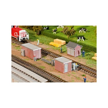 Maquette Stations de transformateurs en Brique, Epoque 4