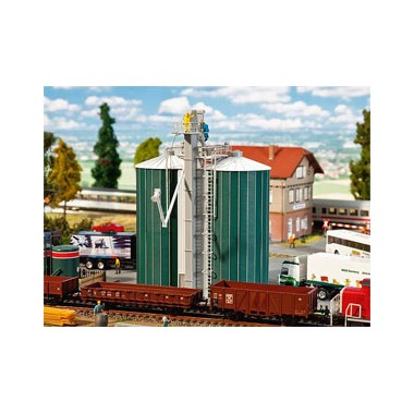 Maquette Double Silo à grain, Epoque 4