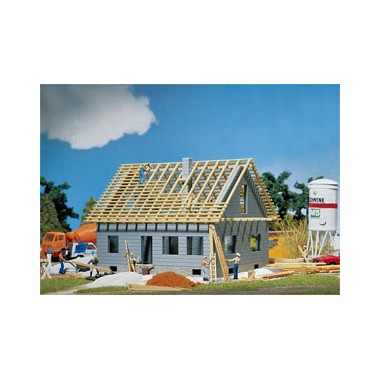 Maquette Maison en cours de construction , Epoque 3