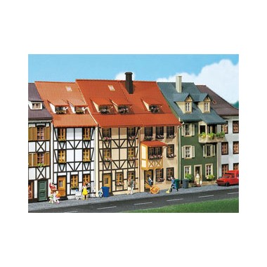 Maquette 2 Maisons en relief, Epoque 2