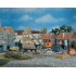Maquette Maison en démolition avec excavateur , Epoque 2 