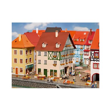 Maquette Maison de ville avec passage, Epoque III