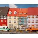 Maquette Maisons de petite ville avec échafaudage de peinture, Epoque 3