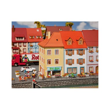 Maquette Maisons de petite ville, Epoque III