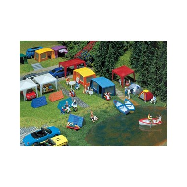 Maquette Jeu de tentes de camping, Epoque 4