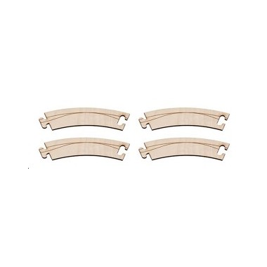 Car System Laser-Street, courbes Rayon 218 mm 45°