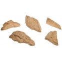 Pierre naturelle, Set avec 5 éléments de falaises