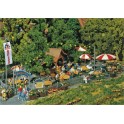 Maquette Brasserie en plein air, Epoque 3