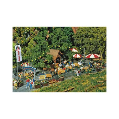 Maquette Brasserie en plein air, Epoque 3