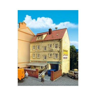 Maquette Immeuble avec atelier de plombier