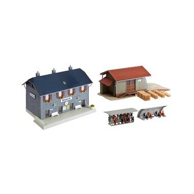 Maquette Coffret Gare de Moiranval, Epoque 2