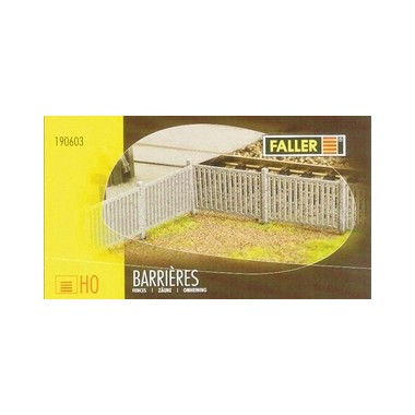 Barrières béton SNCF, modèle "palissade"