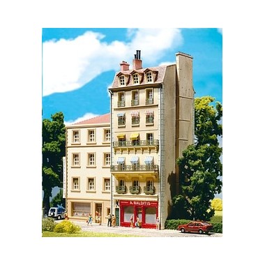 Maquette Immeuble de ville style français
