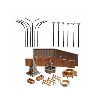 Maquette Place de village, Epoque 3