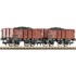 Wagons de charbon type construction O Schwerin DRG, set de 2, Epoque 2
