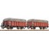 Wagons tombereaux DB, set de 2, Epoque 3