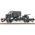 Wagon plat type de construction S 14 chargé de Minitank DRG, Epoque 2