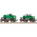 Coffret de deux Wagons Citernes 'BP." DSB, Epoque 3