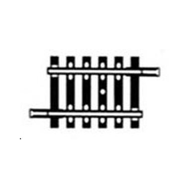Rail droit HO "Modele" Fleischmann longueur 40 mm